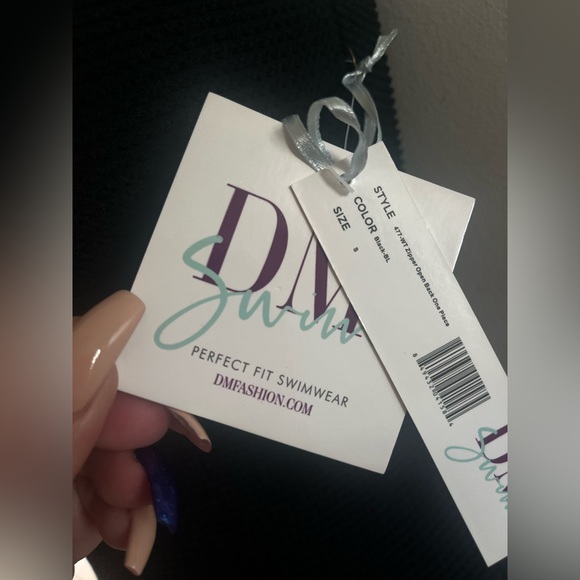 Black One Piece Bathing Suit - Picture 8 of 8